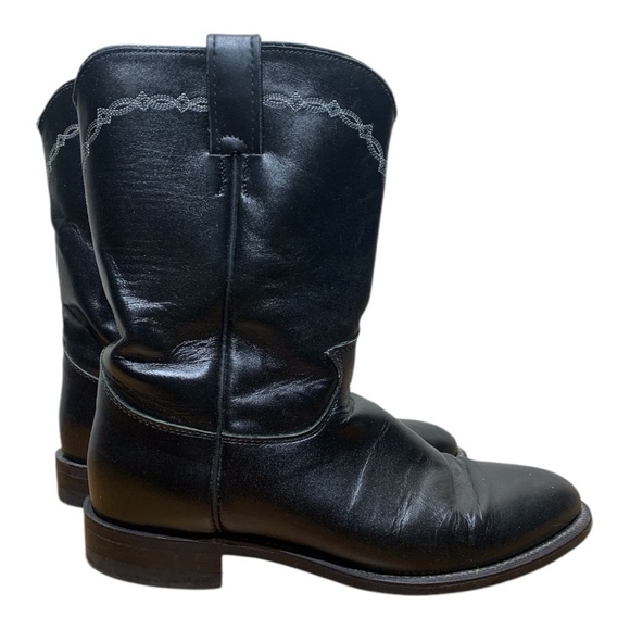 Vintage Justin Roper #3233 Western Boots Sz 9.5 - Picture 1 of 9